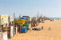 Stalls at Elliot`s Beach, Chennai, Tamil Nadu, India