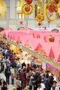 Stalls and visitors at sixth gastronomic festival Foodshow Christmas