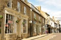 Stamford, United Kingdom. May 31, 2019 - Street view of city centre. Old buidings, Stamford, England Royalty Free Stock Photo