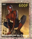 Stamp with actor Tobey Maguire