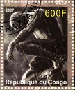 Stamp with actor Tobey Maguire