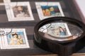 Stamp album Royalty Free Stock Photo