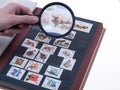 Stamp album Royalty Free Stock Photo