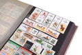 Stamp album Royalty Free Stock Photo