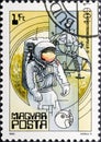 Stamp of apollo 11 astronaut Neil Armstrong