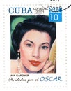 Stamp with Ava Gardner