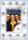 Stamp with The Beatles Royalty Free Stock Photo