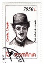 Stamp with Charles Chaplin