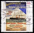 Stamp Day: Poster `Imperial German Mail from Hamburg to Helgoland, serie, circa 2010