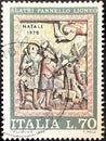 Stamp dedicated to Christmas 1975