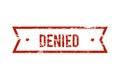 Stamp Denied vector Royalty Free Stock Photo