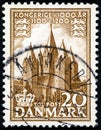 Stamp Denmark 1953 The 1000th Anniversary of the Kingdom of Denmark Church of Kalundborg Gothic building