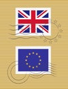 Stamp flag of United Kingdom