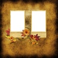 Stamp-frames on vintage background Royalty Free Stock Photo