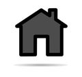 stamp home house vector illustrations stay here