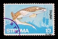 Stamp issued in Stroma shows Dogfish