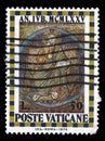 Stamp issued in Vatican shows Christ Enthroned, the Holy Year