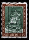 Stamp issued in Vatican shows Gospel, Closure of the ecumenical council
