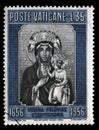 Stamp issued in Vatican shows Our Lady of Jasna Gora, Black Madonna of Poland