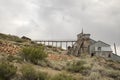 Stamp Mill with rail tracks, Bodie, California Royalty Free Stock Photo