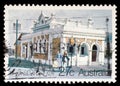 Stamp printed in Australia shows the Historic Australian Post Offices, Kingston Southeast
