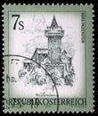 Stamp printed in Austria shows Burg Falkenstein