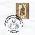 Stamp printed by Austria, shows Dionysius, Virinum mosaic, circa 1984