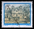 Stamp printed by Austria, shows Loretto monastery in Burgenland