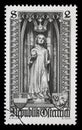Stamp printed in the Austrian, is dedicated to 500th anniversary of Diocese of Vienna, shows the statue of Saint Stephen