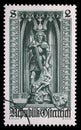 Stamp printed in the Austrian, is dedicated to 500th anniversary of Diocese of Vienna, shows the statue of St. George
