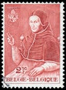 Stamp printed in the Belgium, shows Paulus Adrianus VI Royalty Free Stock Photo