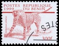 Stamp printed in Benin from the