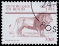 Stamp printed in Benin from the