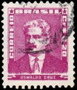 Stamp printed in Brasil shows Oswaldo Cruz