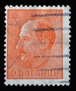 Stamp printed in Bulgaria shows Tsar Boris III. series Royalty Free Stock Photo