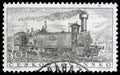 Stamp printed in Czechoslovakia showing the `Kladno` Locomotive