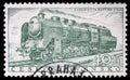 Stamp printed in Czechoslovakia showing the `Rady 534` Locomotive