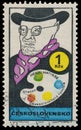 Stamp printed in the Czechoslovakia, shows Henry Matisse