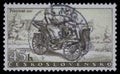 Stamp printed in Czechoslovakia, shows Prasident Car Royalty Free Stock Photo