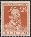 Stamp printed in the Deutsche Demokratische Republik. Stamp printed by Deutsche Demokratische Republik.