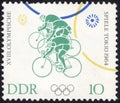 Stamp printed in the Deutsche Demokratische Republik. Stamp printed by Deutsche Demokratische Republik.