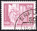 Stamp printed in the Deutsche Demokratische Republik. Stamp printed by Deutsche Demokratische Republik.