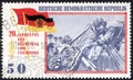 Stamp printed in the Deutsche Demokratische Republik. Stamp printed by Deutsche Demokratische Republik.