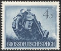 Stamp printed in the Deutsche Demokratische Republik. Stamp printed by Deutsche Demokratische Republik.