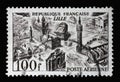 Stamp printed in the France shows Views of the town - Lille, Aerial Cityscapes series