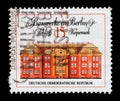 Stamp printed in GDR from the Famous Buildings in Berlin issue shows castle Kopenic