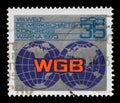 Stamp printed in GDR shows Trade Union Congress