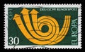 Stamp printed in the GERMANY shows CEPT Royalty Free Stock Photo