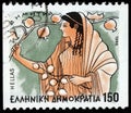 Goddess Demeter Stamp