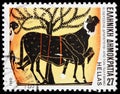 Ulysses (Odysseus) Stamp Royalty Free Stock Photo